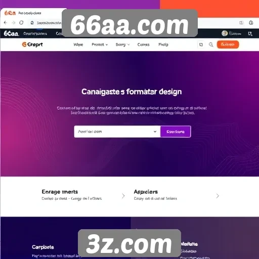 Análise da interface do usuário do site 66aa.com